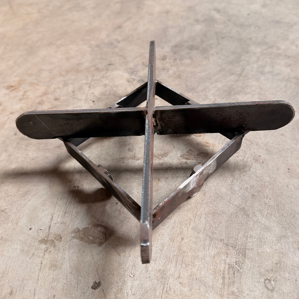 PYRO Aufsatzkreuz für Raketenofen Raketenofen aus Stahl