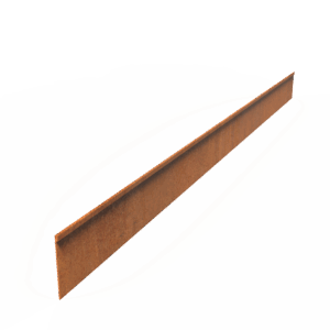 OMAR - Rasenkante - Cortenstahl - 2300 x 150 mm - Materialstärke 2 mm - Gerade
