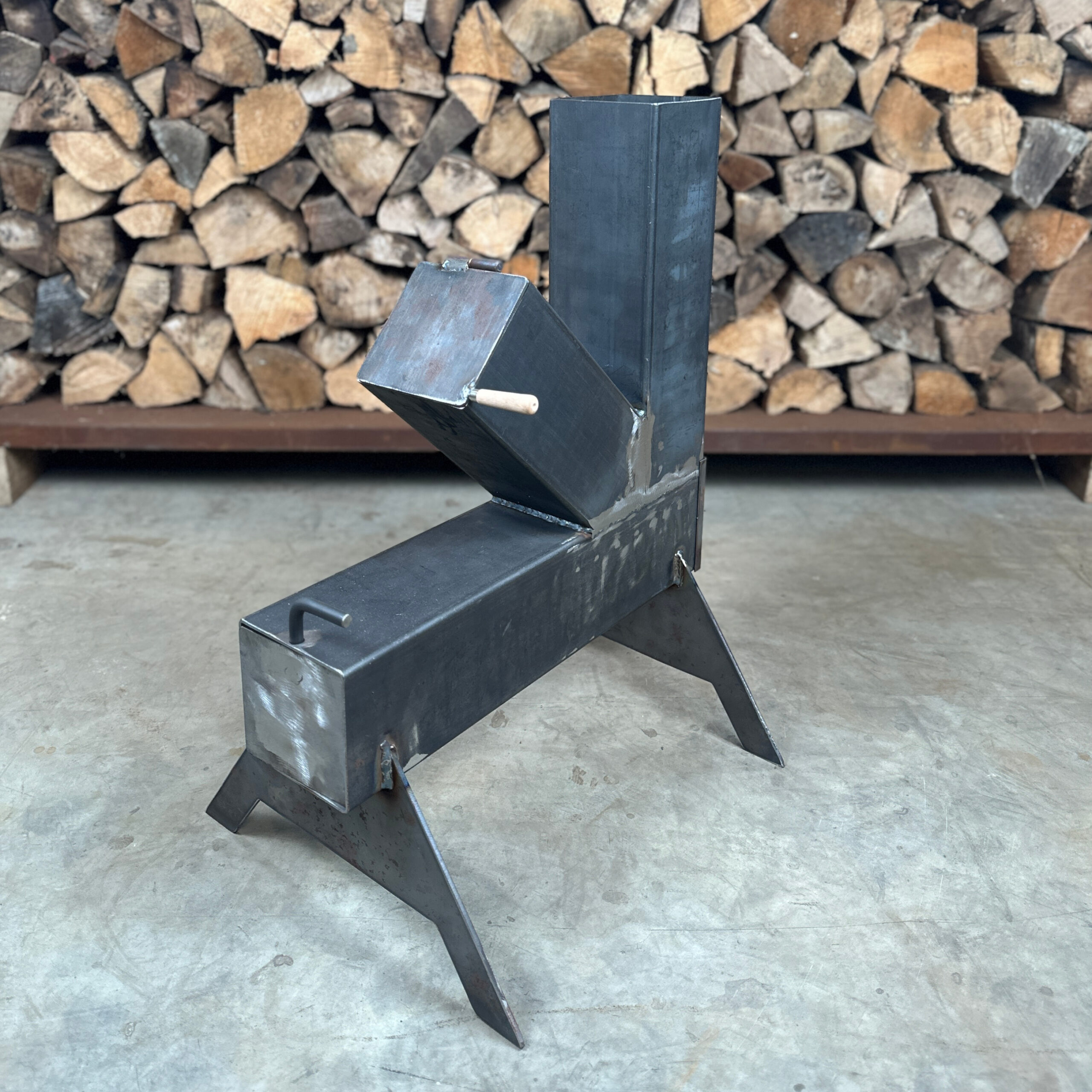 PYRO Raketenofen Raketenofen aus Stahl