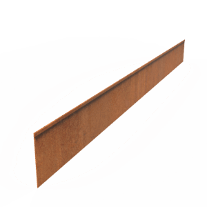 OMAR - Rasenkante - Cortenstahl - 2300 x 200 mm - Materialstärke 3 mm - Gerade