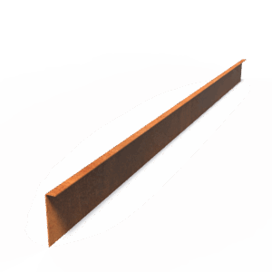 ERIK - Rasenkante - Cortentahl - 2300 x 150 mm - Materialstärke 2 mm - Gerade