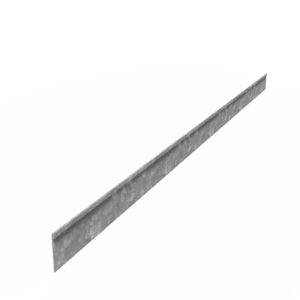 RIAN - Rasenkante - verzinkter Stahl - 2300 x 100 mm - Materialstärke 2 mm - Gerade