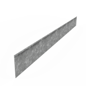 RIAN - Rasenkante - verzinkter Stahl - 2300 x 200 mm - Materialstärke 2 mm - Gerade