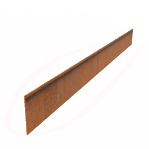 OMAR - Rasenkante - Cortenstahl - 2300 x 200 mm - Materialstärke 3 mm - Gerade