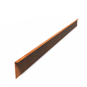 ERIK - Rasenkante - Cortentahl - 2300 x 150 mm - Materialstärke 2 mm - Gerade