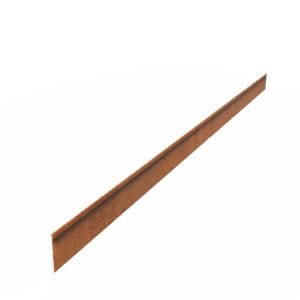 OMAR - Rasenkante - Cortenstahl - 2300 x 100 mm - Materialstärke 2 mm - Gerade