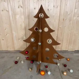 CLAUS - Weihnachtsbaum - Cortenstahl - 1010x1190x1010 mm