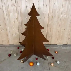 CLAUS - Weihnachtsbaum - Cortenstahl - 1010x1190x1010 mm